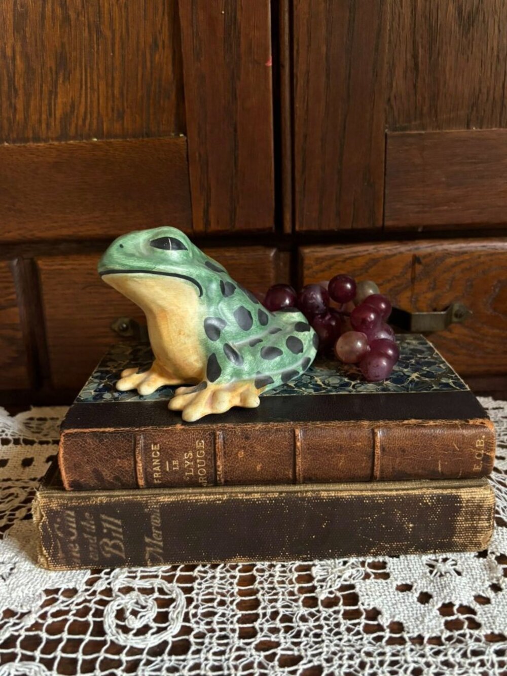 Limited Edition Italian Ceramic Frog Figurine | Signed Studio Pottery 25/100 | H - Picture 4 of 6